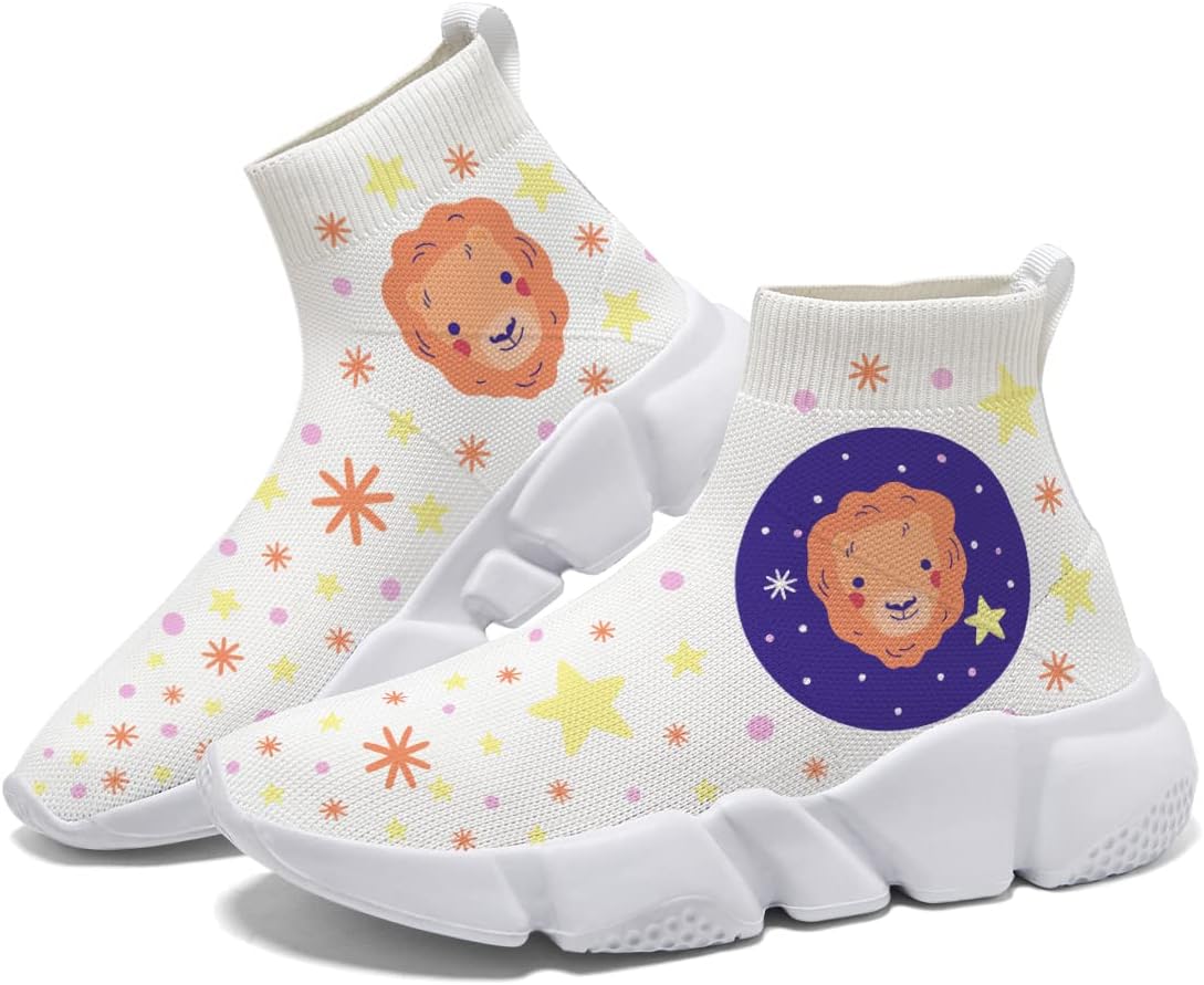 Мужские кроссовки для бега, повседневные теннисные, дышащие, вязаные; женские кроссовки с противоскользящей подошвой, носки для ходьбы, с рисунком 12 созвездий Hetios, Leo
Мужские кроссовки для бега, повседневные теннисные, дышащие, вязаные; женские кроссовки с противоскользящей подошвой, носки для ходьбы, с рисунком 12 созвездий Hetios, Leo