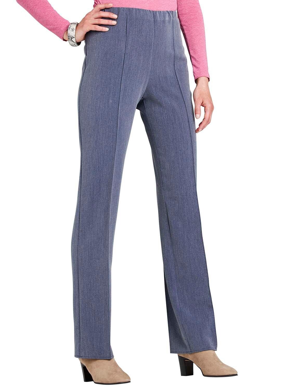 Полностью эластичные удобные брюки, подчеркивающие фигуру Chums, синий 
Полностью эластичные удобные брюки, подчеркивающие фигуру Chums, синий