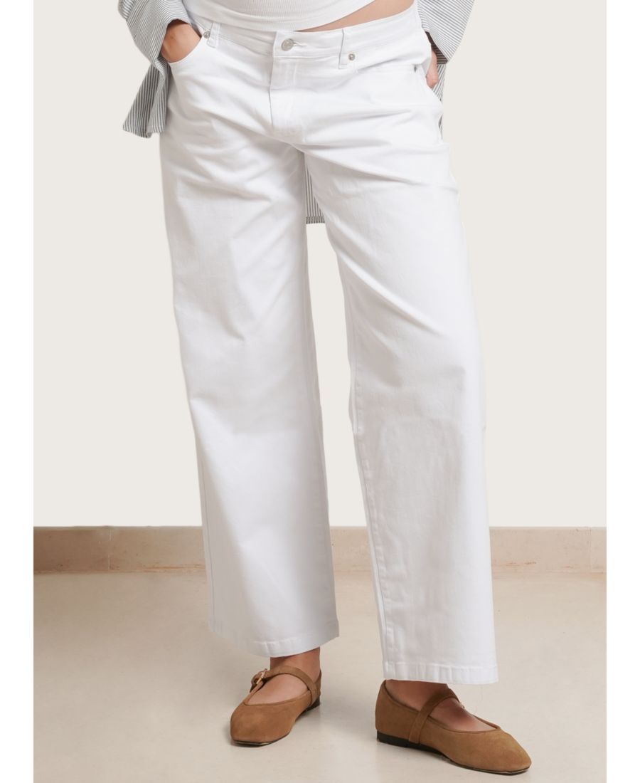 Джинсы для беременных NOM Slouch Under the Belly Denim NOM Maternity, White
Джинсы для беременных NOM Slouch Under the Belly Denim NOM Maternity, White