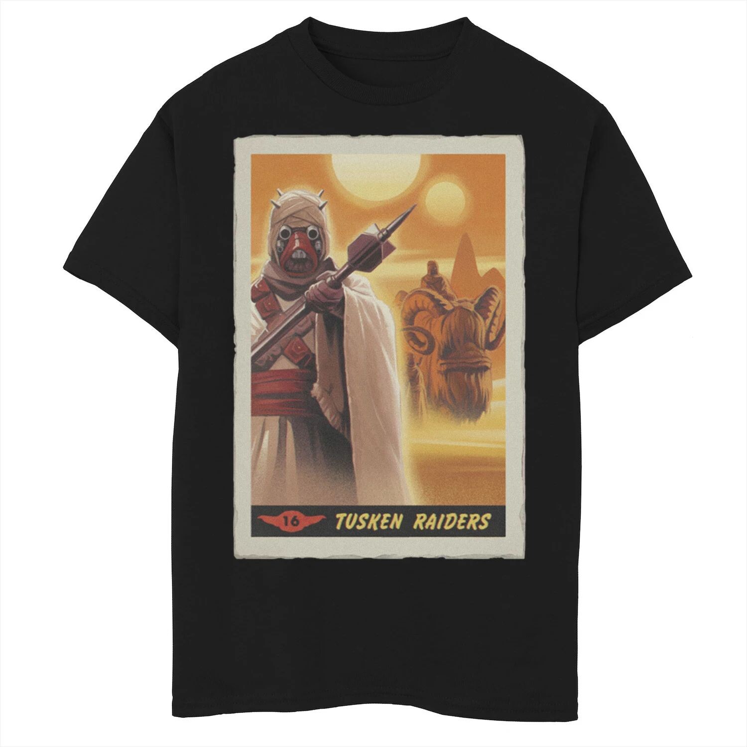 Футболка с плакатом и графикой для мальчиков 8–20 лет «Звездные войны: мандалорские тускенские рейдеры» Star Wars, черный
Футболка с плакатом и графикой для мальчиков 8–20 лет «Звездные войны: мандалорские тускенские рейдеры» Star Wars, черный