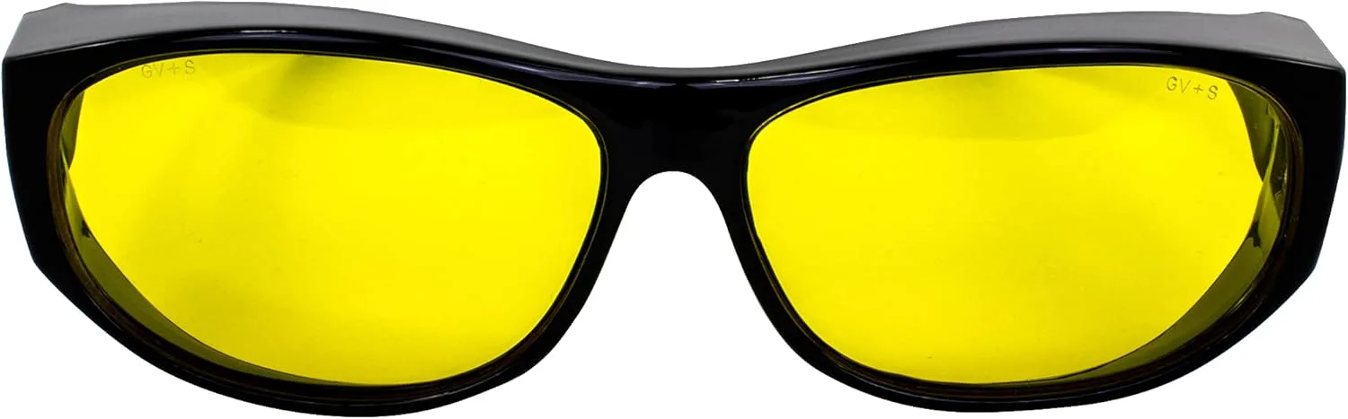 Солнцезащитные очки Global Vision Escort для мотоциклистов, подходят для ношения поверх большинства очков, комплект из 2 пар, черная оправа с желтыми линзами, Yellow
Солнцезащитные очки Global Vision Escort для мотоциклистов, подходят для ношения поверх большинства очков, комплект из 2 пар, черная оправа с желтыми линзами, Yellow