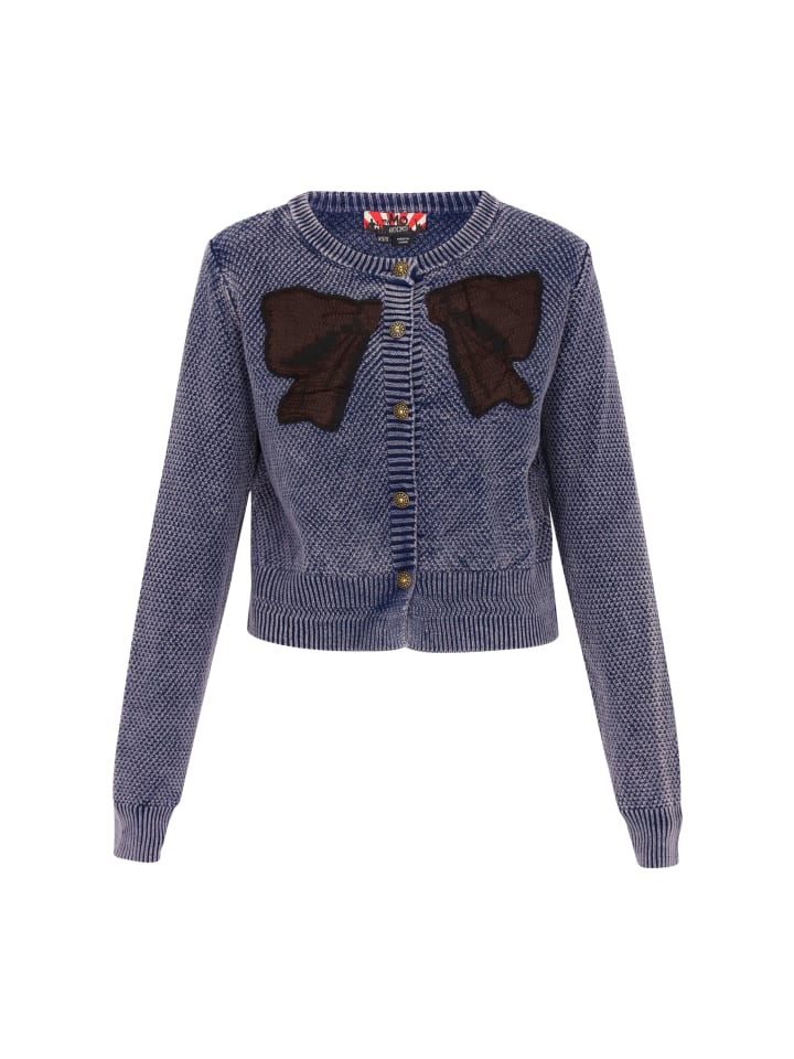 Женский кардиган темно-синего цвета myMo ROCKS
Женский кардиган темно-синего цвета myMo ROCKS