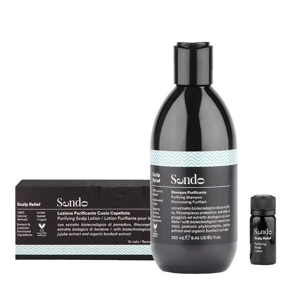 Набор против перхоти: шампунь, 250 мл + уход, 10x6 мл Sendo Scalp relief
Набор против перхоти: шампунь, 250 мл + уход, 10x6 мл Sendo Scalp relief