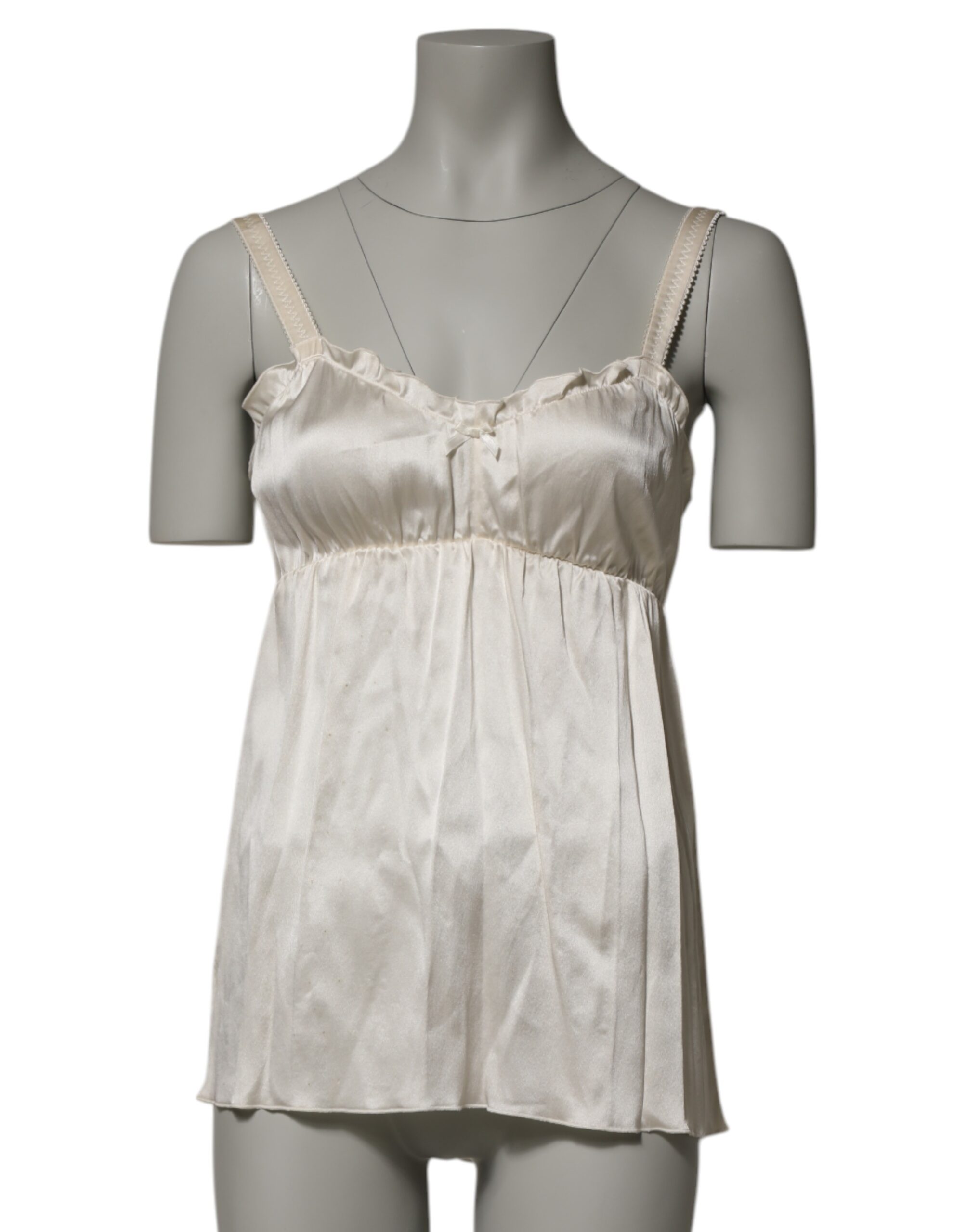 Нижнее белье цвета слоновой кости из атласа и кружева Dolce & Gabbana, кремовый
Нижнее белье цвета слоновой кости из атласа и кружева Dolce & Gabbana, кремовый