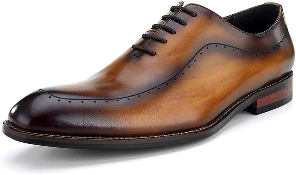 Мужские деловые туфли, Английские классические туфли на шнуровке, ручная работа, из коровьей кожи, с заостренным носком, для города, прогулок, вечеринок и банкетов, коричневые - 44/UK 9.5/US 10 Jlfzc
Мужские деловые туфли, Английские классические туфли на шнуровке, ручная работа, из коровьей кожи, с заостренным носком, для города, прогулок, вечеринок и банкетов, коричневые - 44/UK 9.5/US 10 Jlfzc