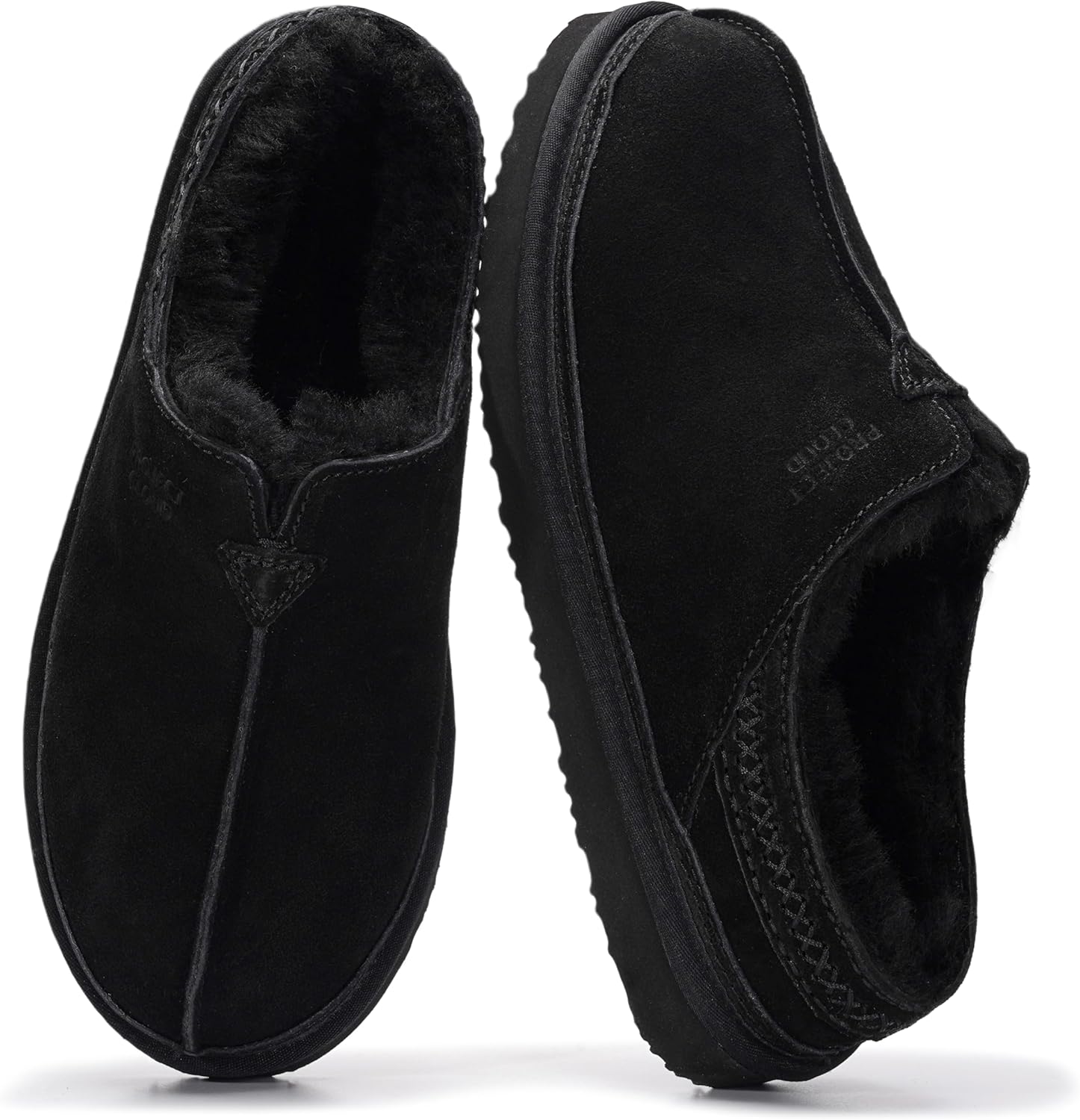 Мужские тапочки Project Cloud из 100 натуральной кожи с австралийской овчиной и стелькой с эффектом памяти, для улицы и дома - Нескользящие пушистые мужские туфли, черный
Мужские тапочки Project Cloud из 100 натуральной кожи с австралийской овчиной и стелькой с эффектом памяти, для улицы и дома - Нескользящие пушистые мужские туфли, черный