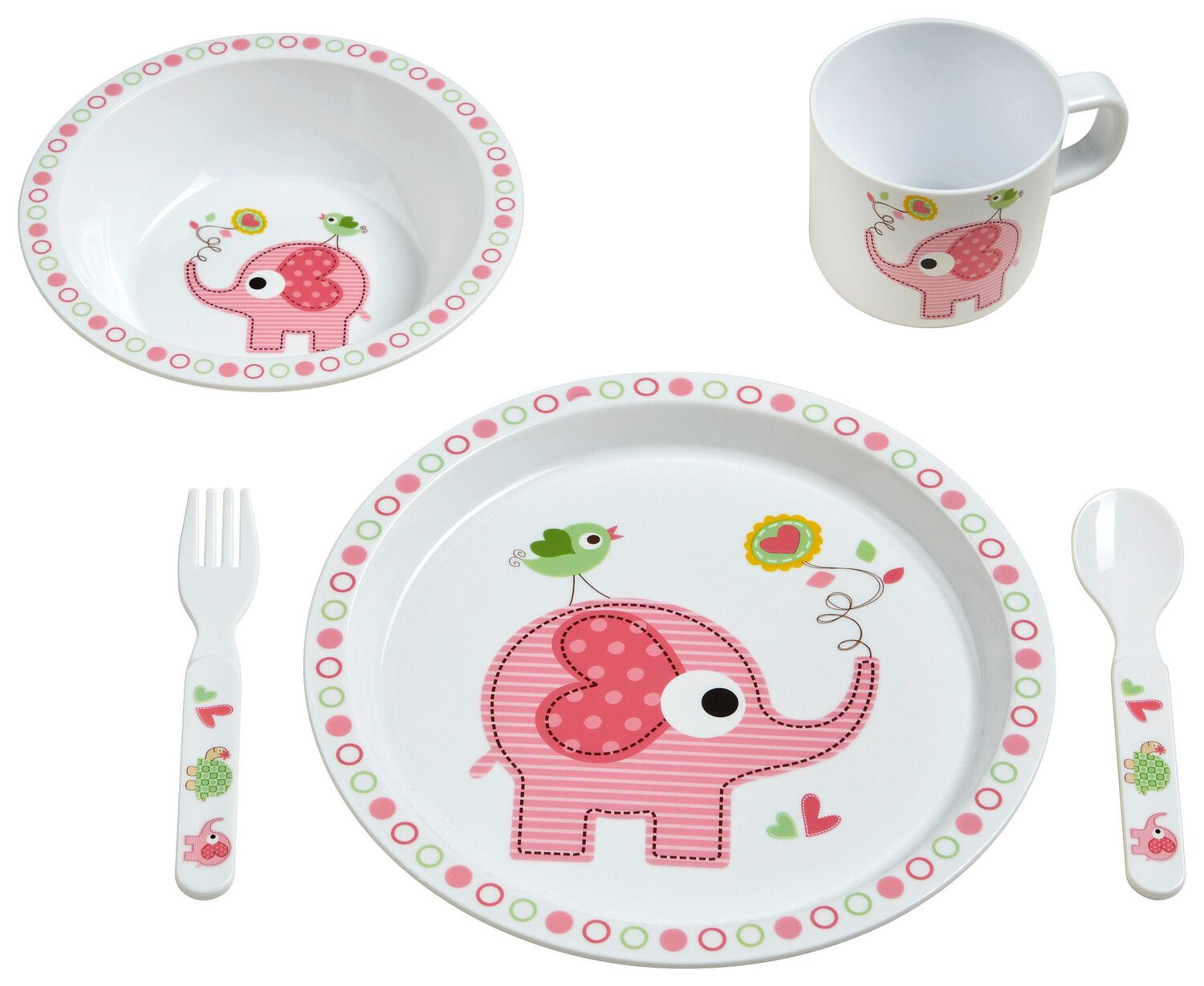 Набор детской посуды 5 шт 5 шт My Baby Lou, розовый/белый
Набор детской посуды 5 шт 5 шт My Baby Lou, розовый/белый