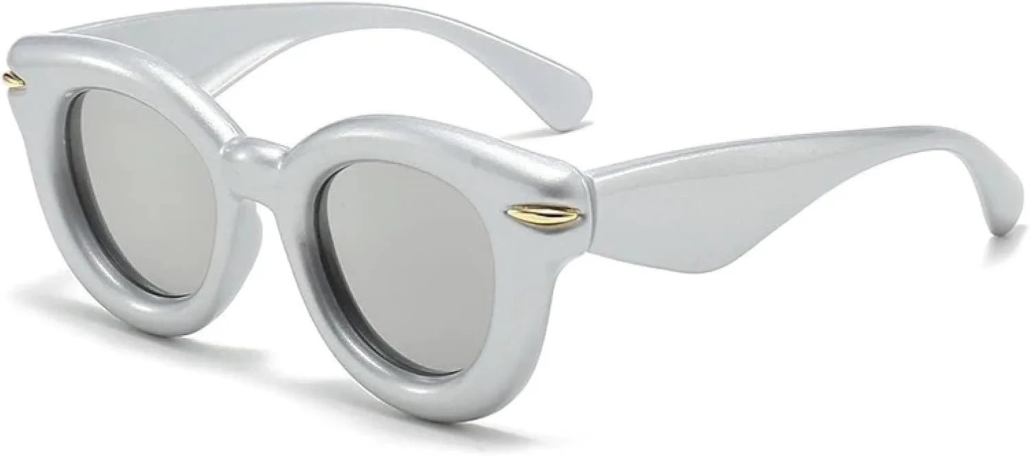 Женские модные овальные солнцезащитные очки в стиле ретро, мужские панк-очки круглые солнцезащитные очки с защитой от УФ-излучения UV400 SZVVBKK, Silver Mirror
Женские модные овальные солнцезащитные очки в стиле ретро, мужские панк-очки круглые солнцезащитные очки с защитой от УФ-излучения UV400 SZVVBKK, Silver Mirror