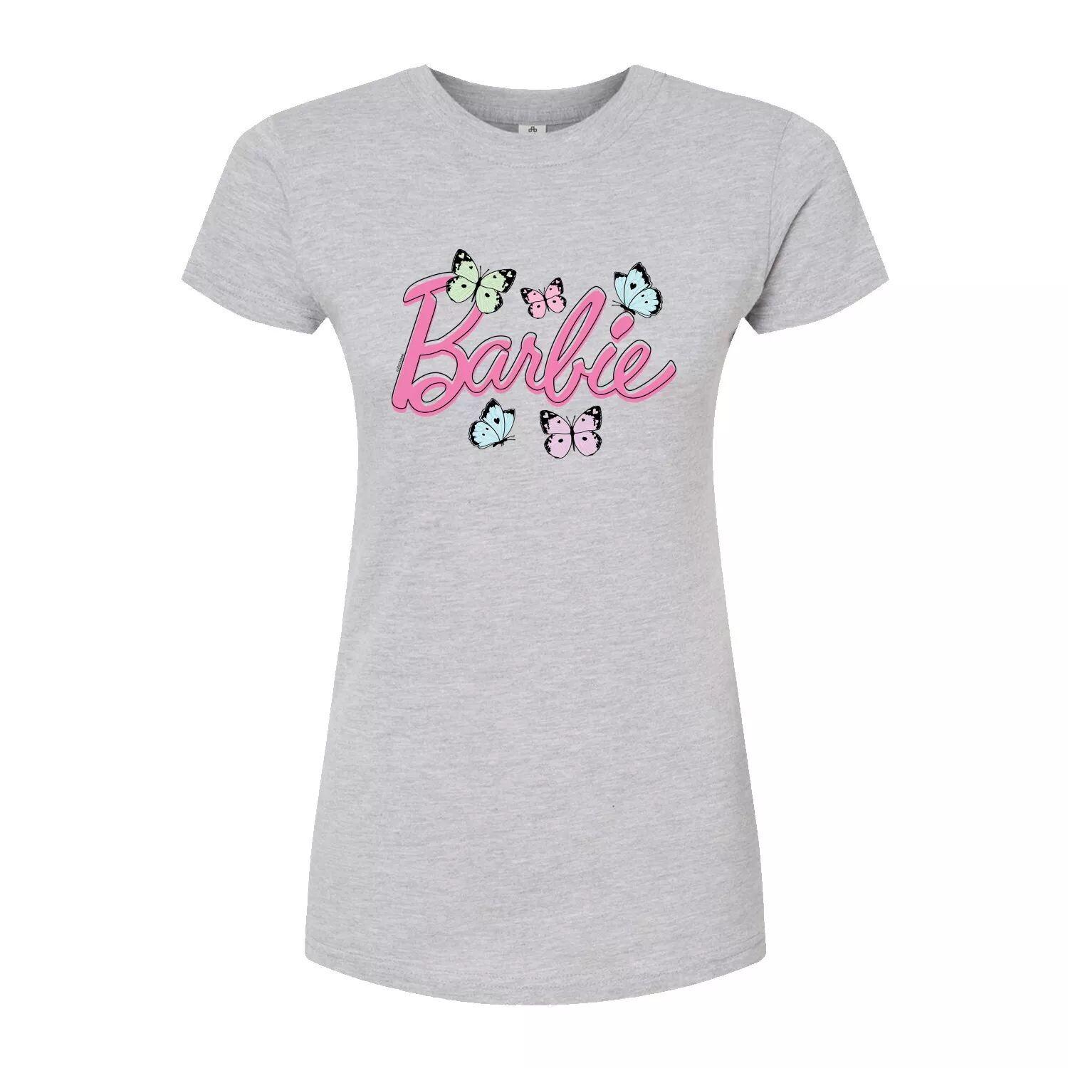 Облегающая футболка с логотипом Barbie для юниоров Licensed Character, серый
Облегающая футболка с логотипом Barbie для юниоров Licensed Character, серый