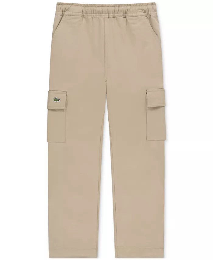 Большие парни тянущиеся твиловые карго-штаны Lacoste, загар/бежевый
Большие парни тянущиеся твиловые карго-штаны Lacoste, загар/бежевый