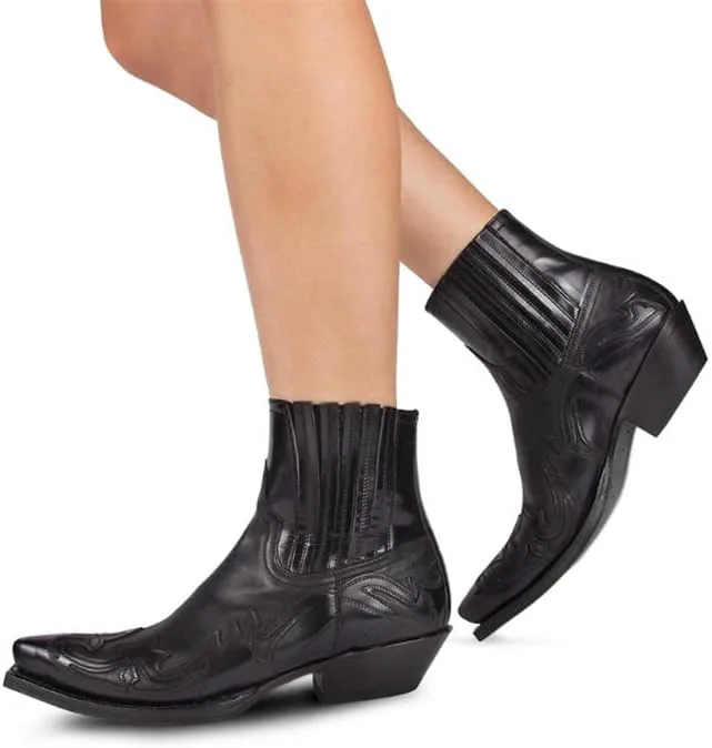 Мужская мода: высокие ботинки с острым носком, вышивкой в стиле западного ковбоя, повседневные мужские ботинки, мужская обувь Generic, черный
Мужская мода: высокие ботинки с острым носком, вышивкой в стиле западного ковбоя, повседневные мужские ботинки, мужская обувь Generic, черный