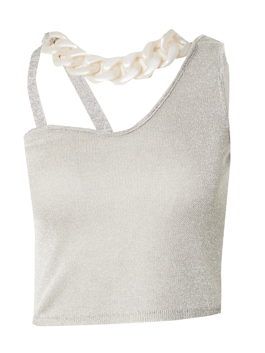 Топ Monki, серебристо-серый
Топ Monki, серебристо-серый