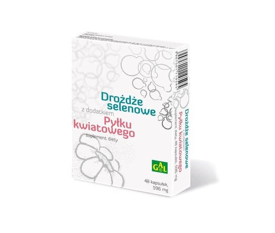 Gal Selenium Yeast с добавлением цветочной пыльцы, биологически активная добавка, 48 капсул
Gal Selenium Yeast с добавлением цветочной пыльцы, биологически активная добавка, 48 капсул