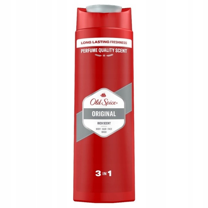 Гель для душа для мужчин 3в1 OLD SPICE Original Rich Scent 400 мл
Гель для душа для мужчин 3в1 OLD SPICE Original Rich Scent 400 мл