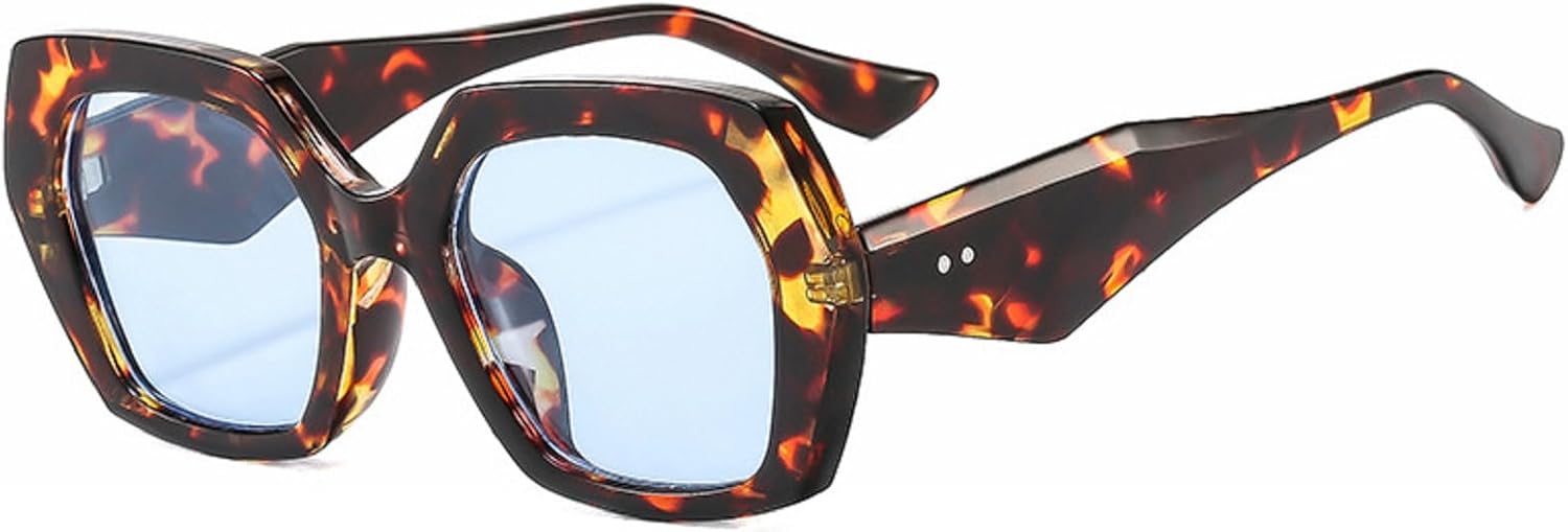 Винтажные солнцезащитные очки квадратной формы для женщин, модные шестиугольные солнцезащитные очки с линзами цвета океана, защита от УФ-излучения UV400, мужские солнцезащитные очки с заклепками QZ856-3873 Melrose, Leopard Blue
Винтажные солнцезащитные очки квадратной формы для женщин, модные шестиугольные солнцезащитные очки с линзами цвета океана, защита от УФ-излучения UV400, мужские солнцезащитные очки с заклепками QZ856-3873 Melrose, Leopard Blue