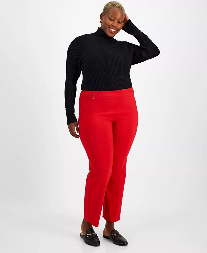 Брюки облегающего кроя с утягивающим эффектом для больших и маленьких размеров JM Collection, красный
Брюки облегающего кроя с утягивающим эффектом для больших и маленьких размеров JM Collection, красный