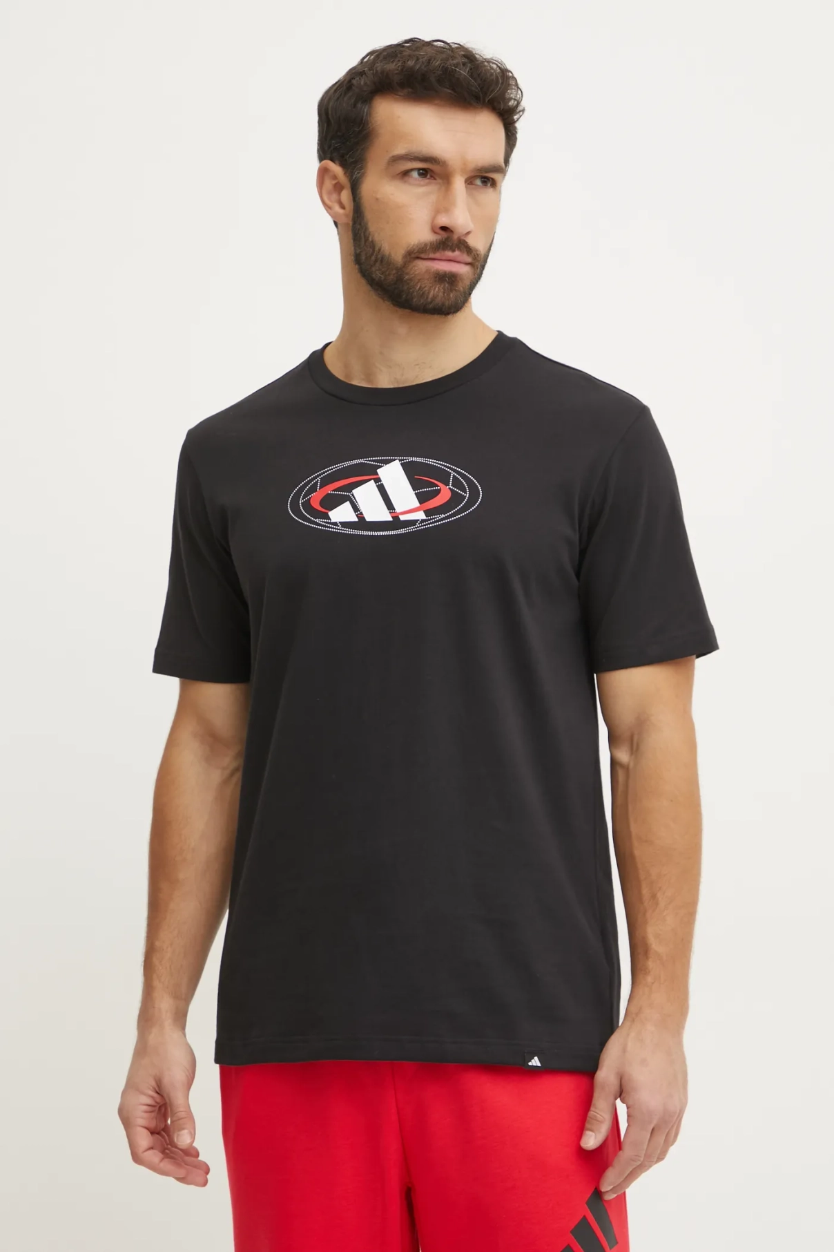 Хлопковая футболка MC HOT CB T adidas, черный 
Хлопковая футболка MC HOT CB T adidas, черный