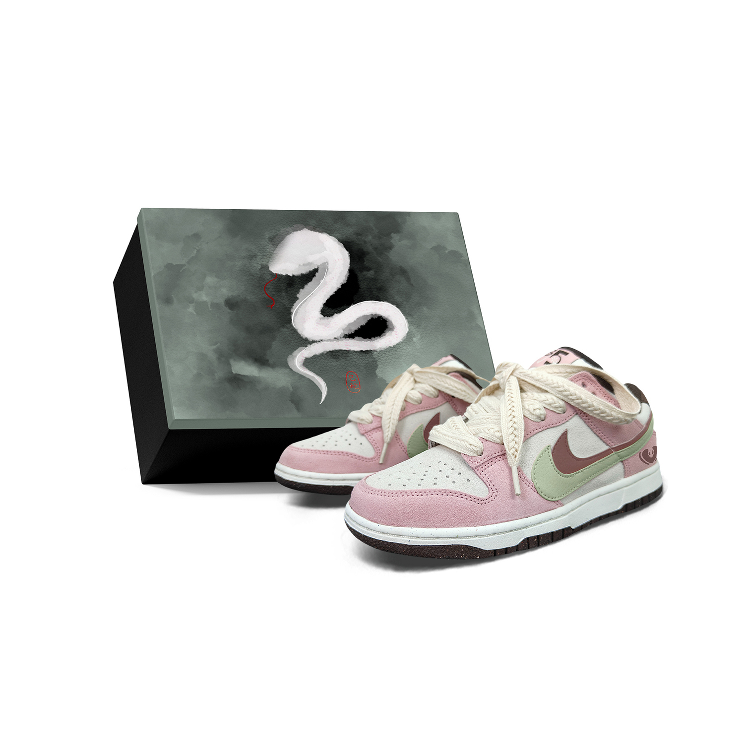 Nike Скользоустойчивые износостойкие низкие скейтерские кроссовки Dunk унисекс розово-зелено-коричневые розовые, цвет Pink
Nike Скользоустойчивые износостойкие низкие скейтерские кроссовки Dunk унисекс розово-зелено-коричневые розовые, цвет Pink