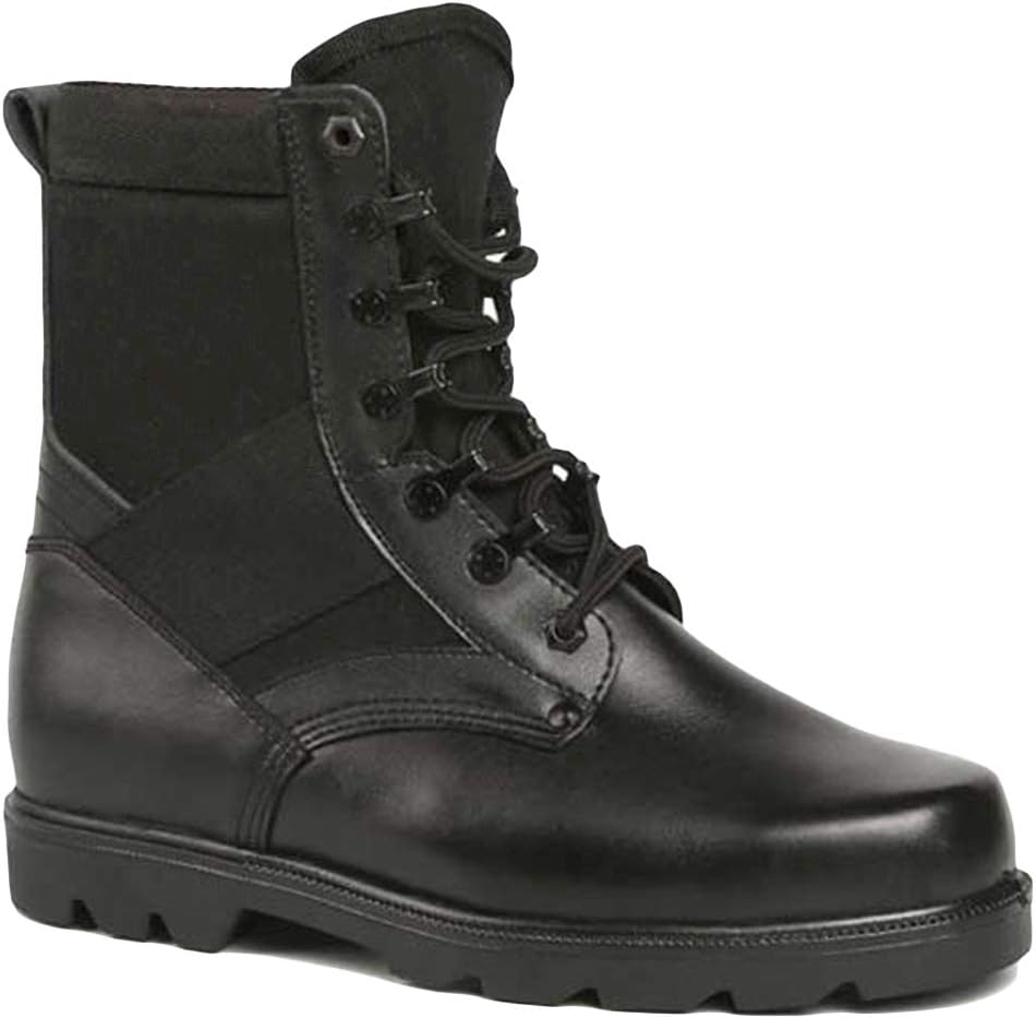 Wygwlg Мужские военные боевые черные армейские патрульные рабочие походные ботинки Тактические альпинистские ботинки Ботинки для охраны Джунгли Разведка, черный
Wygwlg Мужские военные боевые черные армейские патрульные рабочие походные ботинки Тактические альпинистские ботинки Ботинки для охраны Джунгли Разведка, черный