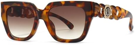 Солнцезащитные очки в стиле ретро квадратной формы для женщин и мужчин, винтажные прямоугольные солнцезащитные очки с защитой от УФ-излучения UV400 MTZJH, Leopard Gradient Tea
Солнцезащитные очки в стиле ретро квадратной формы для женщин и мужчин, винтажные прямоугольные солнцезащитные очки с защитой от УФ-излучения UV400 MTZJH, Leopard Gradient Tea