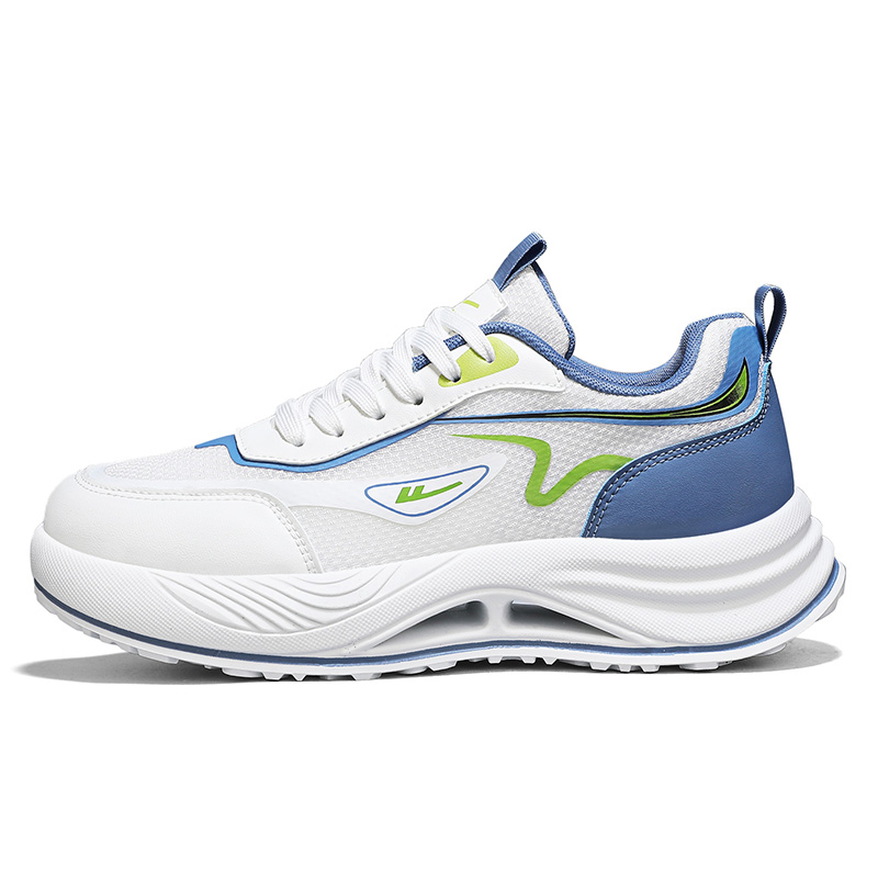 WARRIOR Увеличивающие рост износостойкие легкие нескользящие низкие повседневные туфли мужские белые сине-зеленые
WARRIOR Увеличивающие рост износостойкие легкие нескользящие низкие повседневные туфли мужские белые сине-зеленые