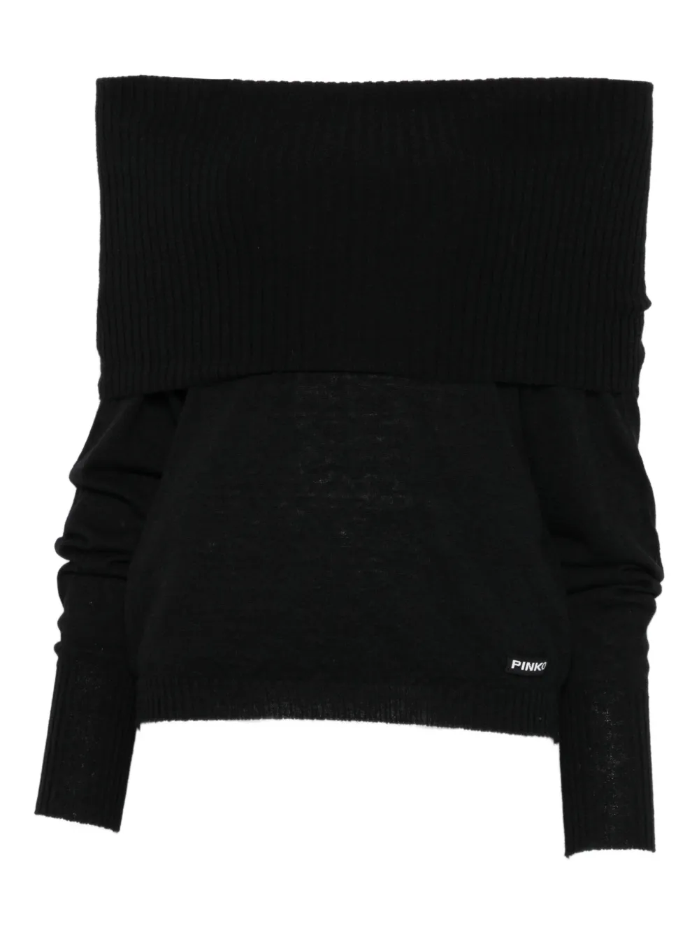 Свитер с открытыми плечами Pinko, черный
Свитер с открытыми плечами Pinko, черный