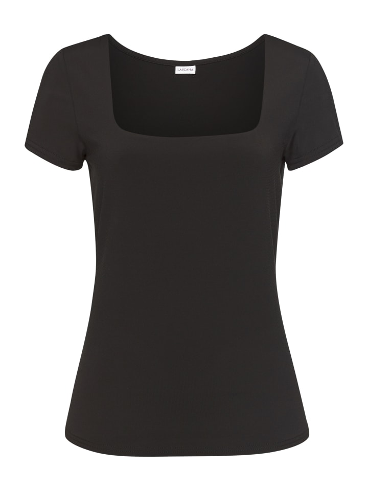 Футболка LASCANA, черный
Футболка LASCANA, черный