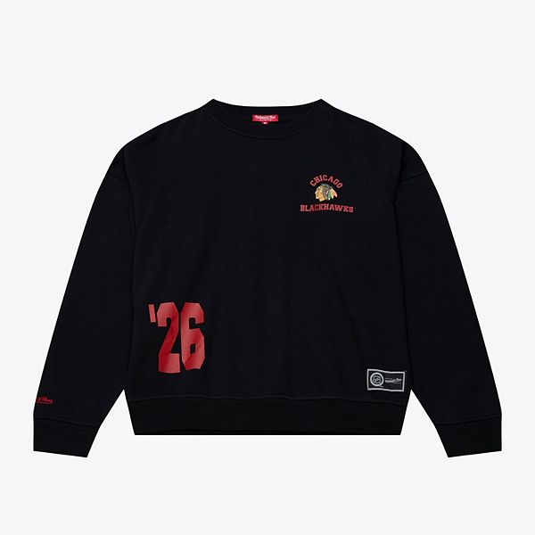 Женский черный свитшот Chicago Blackhawks Mitchell & Ness
Женский черный свитшот Chicago Blackhawks Mitchell & Ness