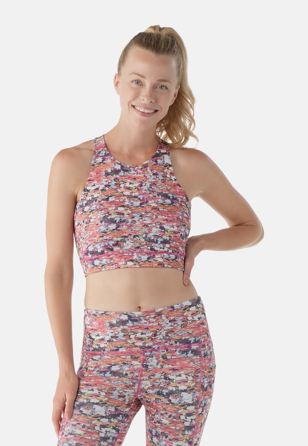 Спортивный бюстгальтер средней поддержки ACTIVE CROP Smartwool, цвет guava pink mica stone
Спортивный бюстгальтер средней поддержки ACTIVE CROP Smartwool, цвет guava pink mica stone