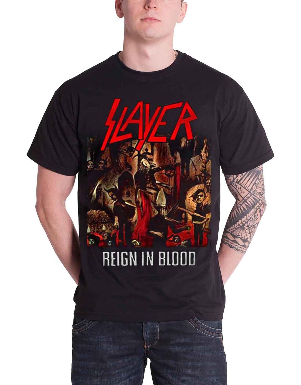 Футболка Reign In Blood Slayer, черный 
Футболка Reign In Blood Slayer, черный