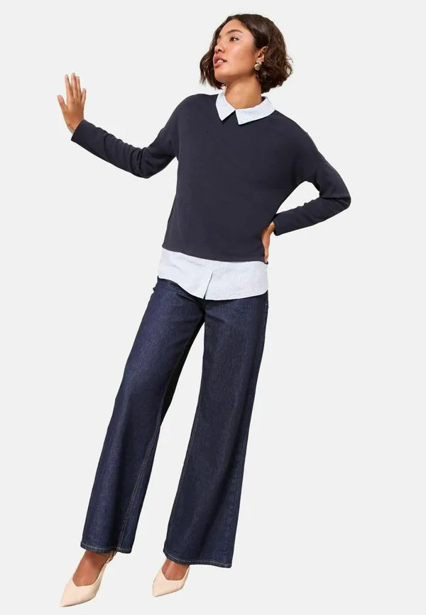 Футболка с длинными рукавами и воротником из поплина, прямого кроя, модель 2 в 1. Friends Like These, Navy, Синий, Футболка с длинными рукавами и воротником из поплина, прямого кроя, модель 2 в 1. Friends Like These, Navy
Футболка с длинными рукавами и воротником из поплина, прямого кроя, модель 2 в 1. Friends Like These, Navy, Синий, Футболка с длинными рукавами и воротником из поплина, прямого кроя, модель 2 в 1. Friends Like These, Navy