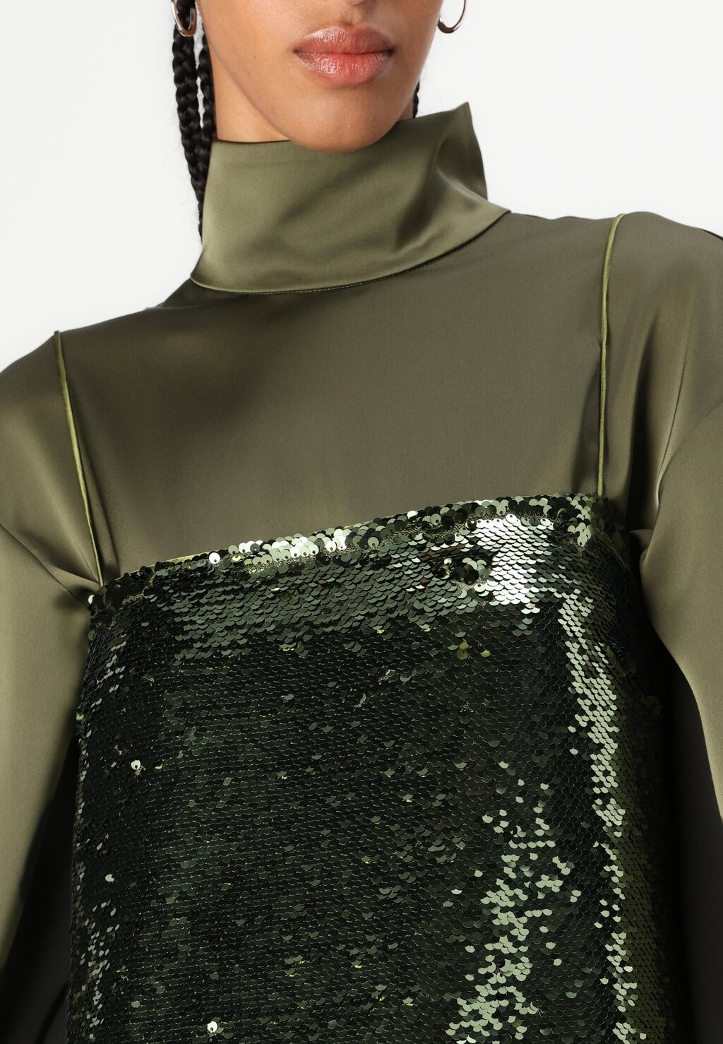 Коктейльное платье / Вечернее платье LETICIAS 2nd Day, зеленый 
Коктейльное платье / Вечернее платье LETICIAS 2nd Day, зеленый