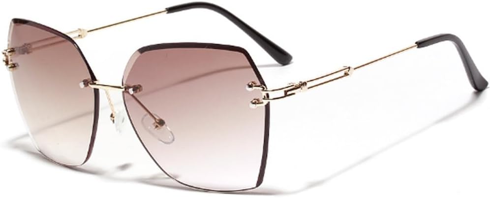 Мужские солнцезащитные очки в стиле ретро без оправы, женские модные металлические многоугольные солнцезащитные очки класса люкс, женские очки-очки с защитой от УФ-излучения UV400 TKKTLLT, Gradient Tea
Мужские солнцезащитные очки в стиле ретро без оправы, женские модные металлические многоугольные солнцезащитные очки класса люкс, женские очки-очки с защитой от УФ-излучения UV400 TKKTLLT, Gradient Tea