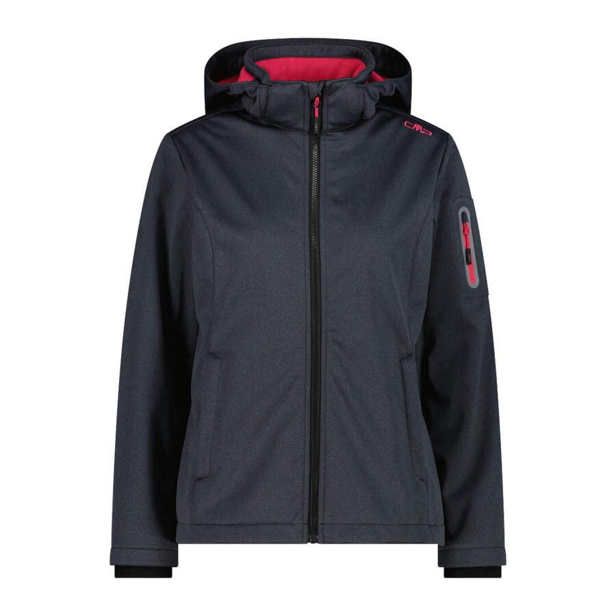 Женская куртка CMP Softshell с капюшоном и застежкой-молнией 39A5006M
Женская куртка CMP Softshell с капюшоном и застежкой-молнией 39A5006M