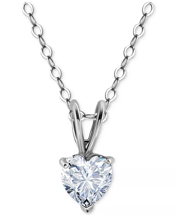 Ожерелье с подвеской в форме сердца из кубического циркония, позолоченное 18-каратным серебром (также из стерлингового серебра), длина 16 дюймов + удлинитель 2 дюйма, эксклюзивно в Macy's Giani Bernini, silver
Ожерелье с подвеской в форме сердца из кубического циркония, позолоченное 18-каратным серебром (также из стерлингового серебра), длина 16 дюймов + удлинитель 2 дюйма, эксклюзивно в Macy's Giani Bernini, silver