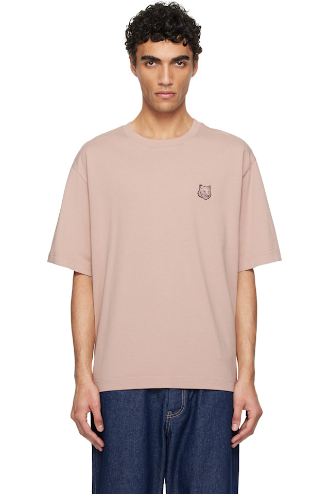 Футболка оверсайз с принтом головы дерзкого лиса Maison Kitsuné, розовый
Футболка оверсайз с принтом головы дерзкого лиса Maison Kitsuné, розовый