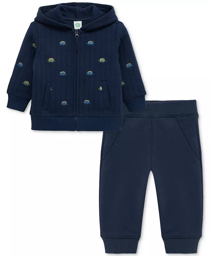 Детский зип-ап худи с динозавром и штаны, комплект из 2 предметов Little Me
Детский зип-ап худи с динозавром и штаны, комплект из 2 предметов Little Me