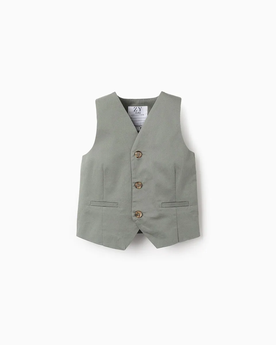 Детский нарядный жилет на пуговицах Zippy, серый
Детский нарядный жилет на пуговицах Zippy, серый
