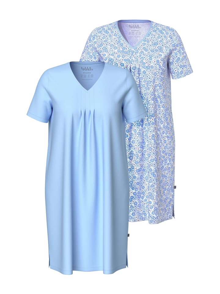 Ulla Popken Ночная рубашка светло-голубого цвета
Ulla Popken Ночная рубашка светло-голубого цвета