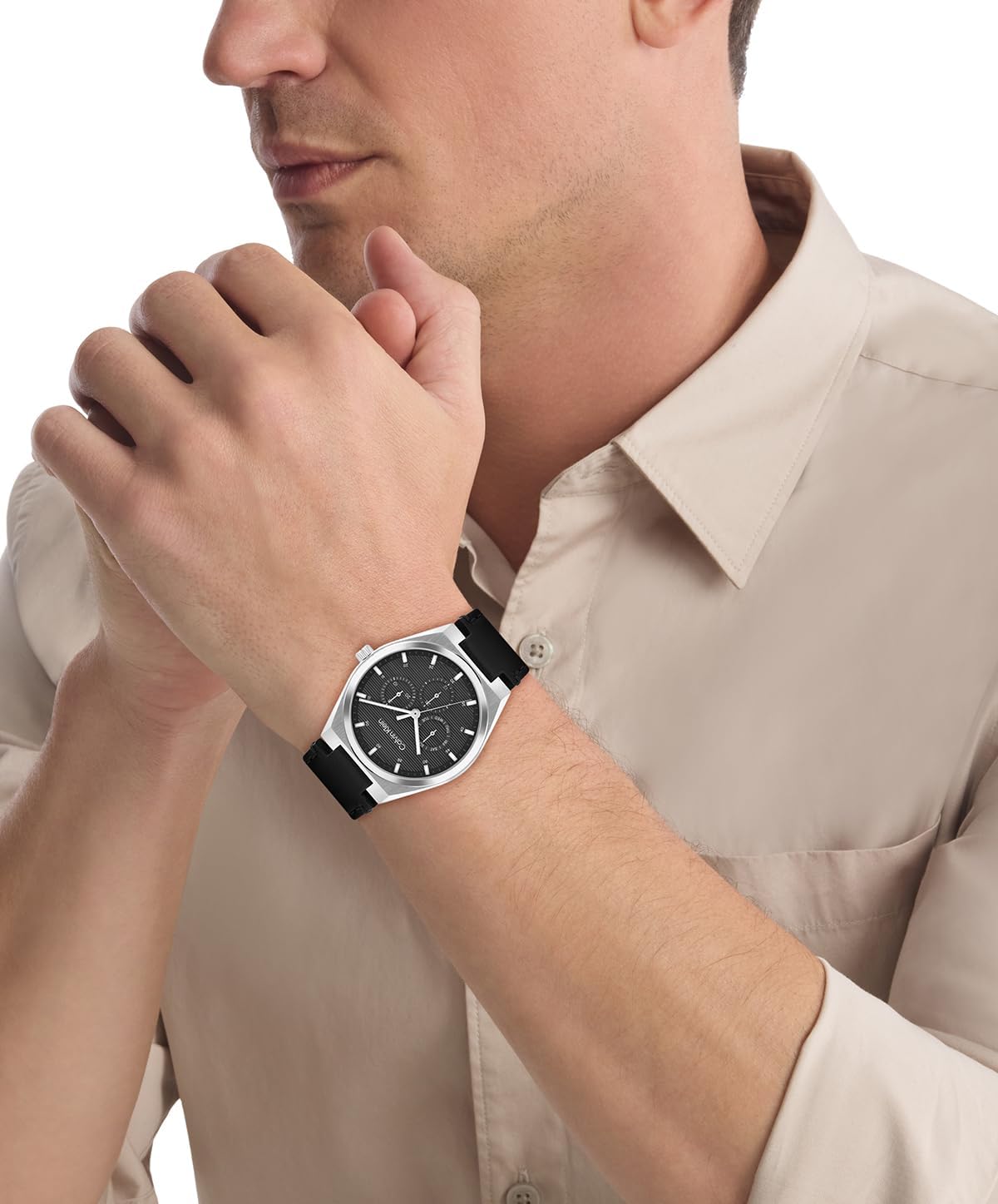 Мужские часы Calvin Klein CK Motion из нержавеющей стали - тонкий корпус 39 мм, многофункциональные, звеньевой браслет, универсальный повседневный стиль - подарок для него, Black-Grey
Мужские часы Calvin Klein CK Motion из нержавеющей стали - тонкий корпус 39 мм, многофункциональные, звеньевой браслет, универсальный повседневный стиль - подарок для него, Black-Grey