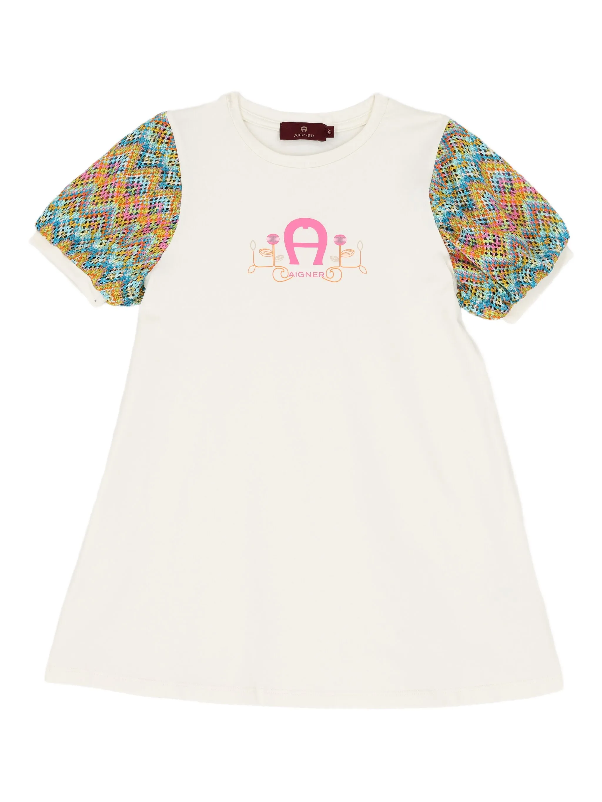 Платье с логотипом Aigner Kids, белый
Платье с логотипом Aigner Kids, белый