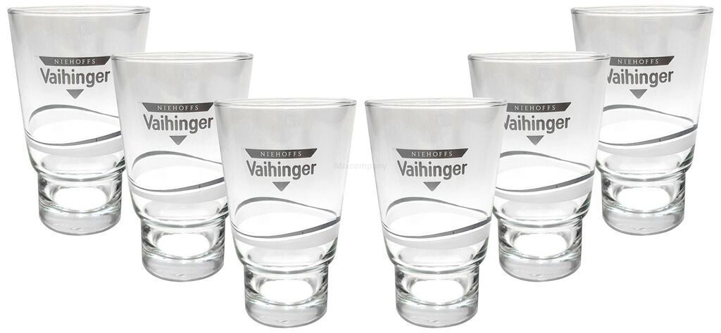 Набор стеклянных стаканов Vaihinger Niehoffs - 6 стаканов 0,4л калиброванных Mixcompany
Набор стеклянных стаканов Vaihinger Niehoffs - 6 стаканов 0,4л калиброванных Mixcompany