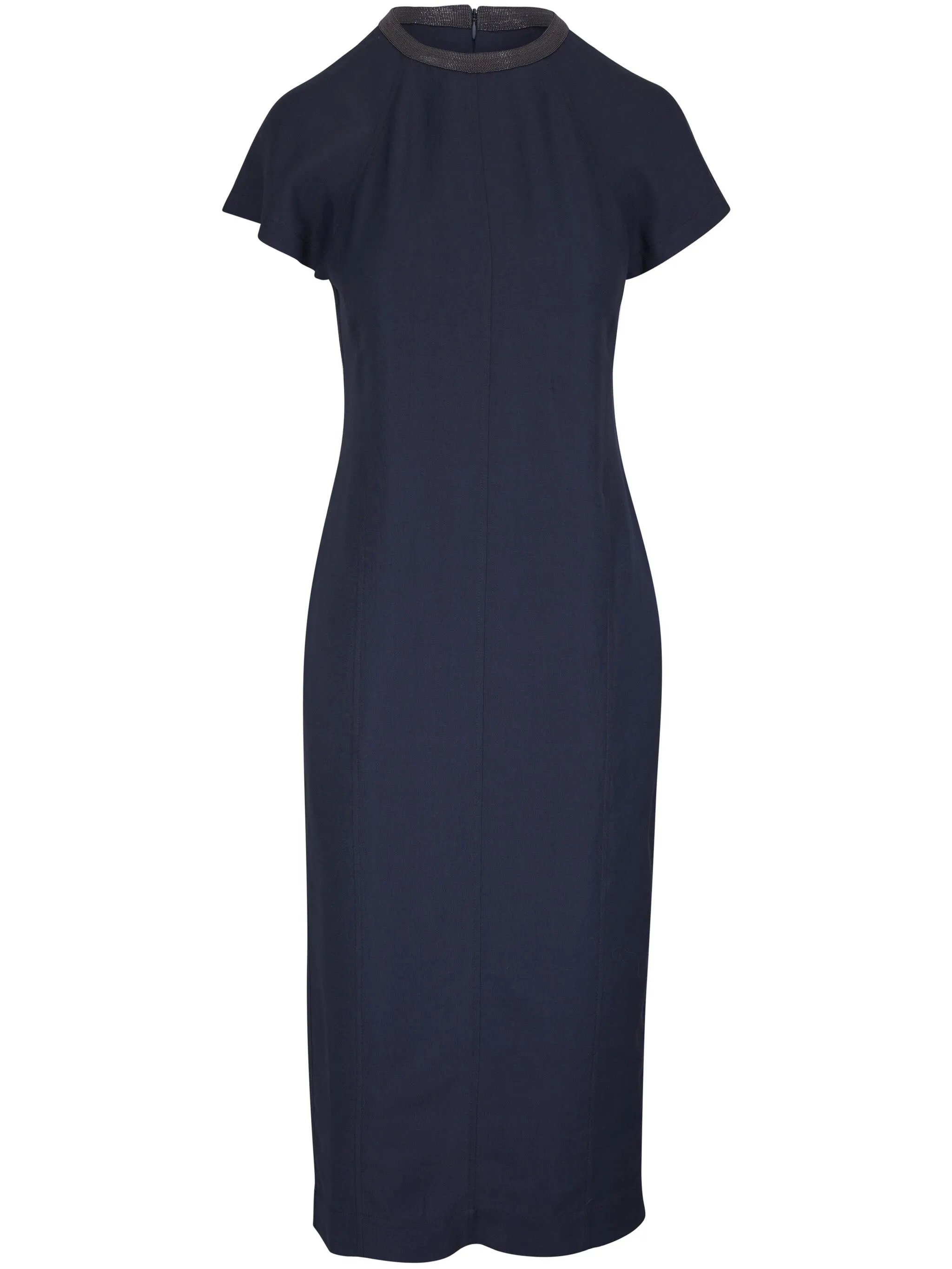 Платье с короткими рукавами Brunello Cucinelli, синий
Платье с короткими рукавами Brunello Cucinelli, синий