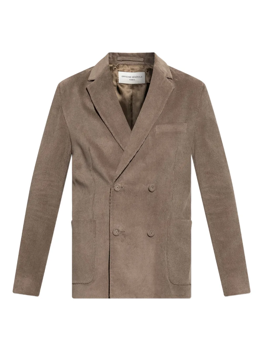 Двубортный вельветовый пиджак Leon Officine Generale, нейтральный
Двубортный вельветовый пиджак Leon Officine Generale, нейтральный