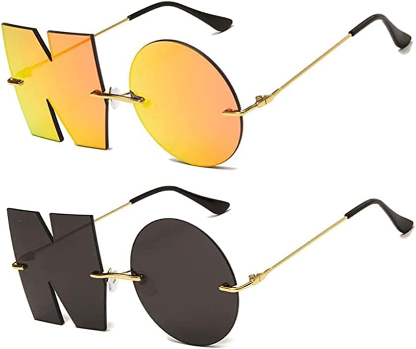 Солнцезащитные очки без оправы с нерегулярным дизайном, без буквы «NO», для мужчин и женщин, с защитой от УФ-излучения UV400, в уличном стиле (черно-красные) ENTHYI, Black+red
Солнцезащитные очки без оправы с нерегулярным дизайном, без буквы «NO», для мужчин и женщин, с защитой от УФ-излучения UV400, в уличном стиле (черно-красные) ENTHYI, Black+red