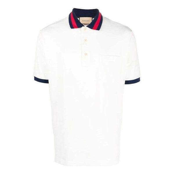 Рубашка поло cotton piquet polo with web collar 'ivory' Gucci, белый
Рубашка поло cotton piquet polo with web collar 'ivory' Gucci, белый