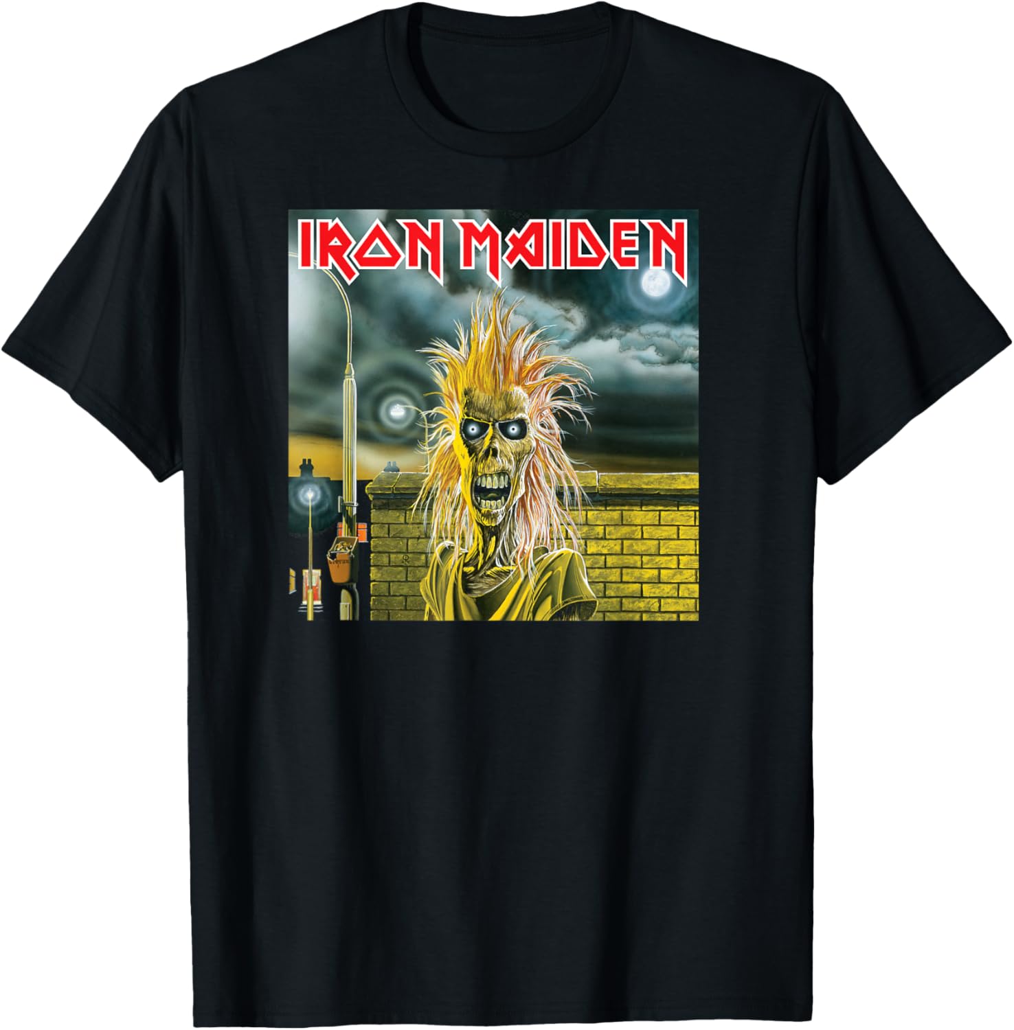 Футболка с обложкой первого альбома Iron Maiden, черный
Футболка с обложкой первого альбома Iron Maiden, черный