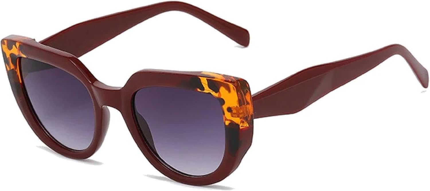 Модные солнцезащитные очки «кошачий глаз» для женщин, роскошные солнцезащитные очки в стиле ретро с градиентом и защитой от УФ-излучения UV400 для мужчин HHZZYVY, Dark Red Grey
Модные солнцезащитные очки «кошачий глаз» для женщин, роскошные солнцезащитные очки в стиле ретро с градиентом и защитой от УФ-излучения UV400 для мужчин HHZZYVY, Dark Red Grey