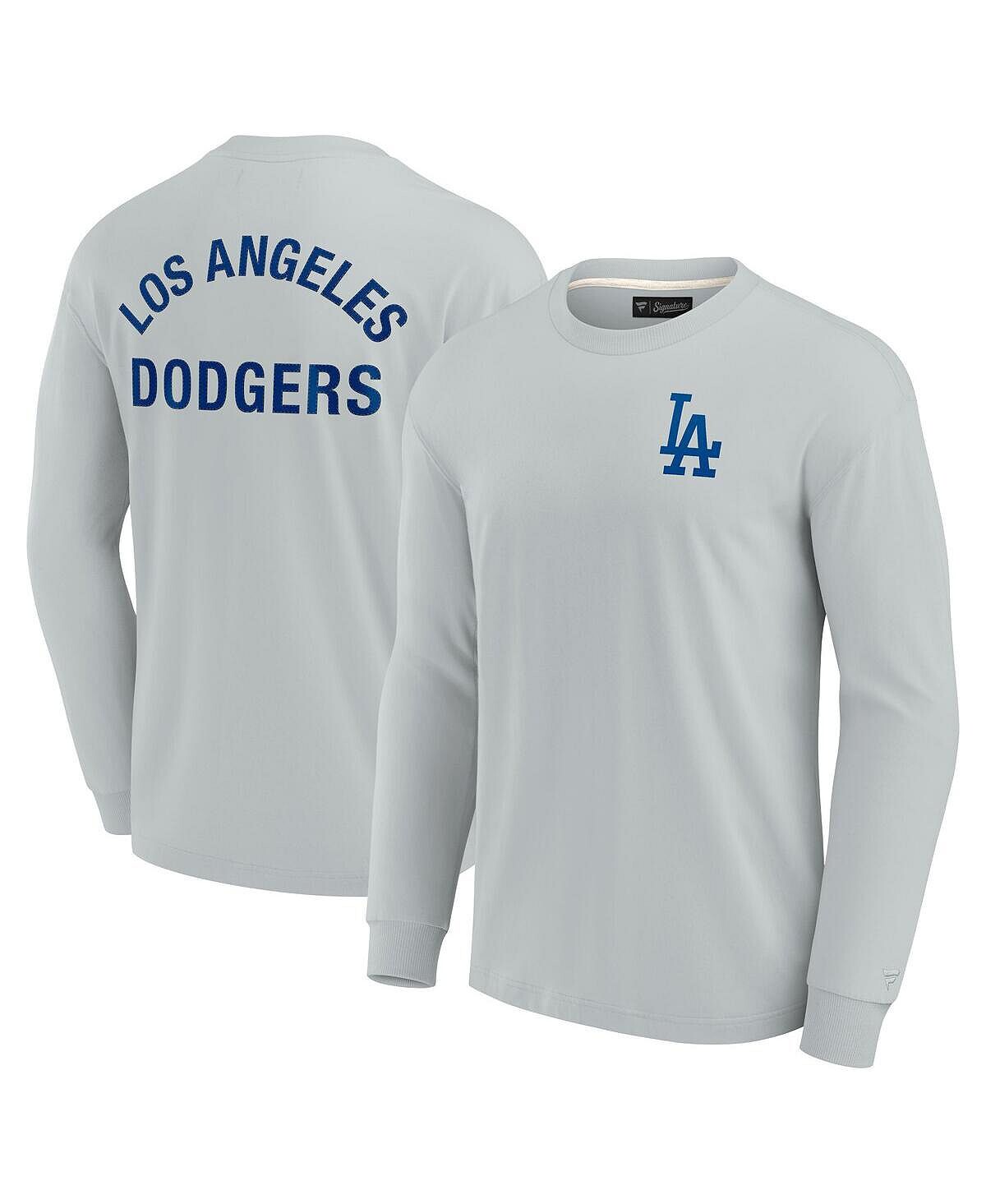 Мужская и женская серая супермягкая футболка Los Angeles Dodgers с длинным рукавом Fanatics Signature, Серый, Мужская и женская серая супермягкая футболка Los Angeles Dodgers с длинным рукавом Fanatics Signature
Мужская и женская серая супермягкая футболка Los Angeles Dodgers с длинным рукавом Fanatics Signature, Серый, Мужская и женская серая супермягкая футболка Los Angeles Dodgers с длинным рукавом Fanatics Signature