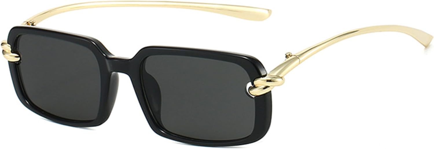 Солнцезащитные очки Bullabulling в стиле ретро Y2k для женщин и мужчин, модные квадратные узкие солнцезащитные очки золотистого цвета с защитой от УФ-излучения UV400, Black Gold
Солнцезащитные очки Bullabulling в стиле ретро Y2k для женщин и мужчин, модные квадратные узкие солнцезащитные очки золотистого цвета с защитой от УФ-излучения UV400, Black Gold